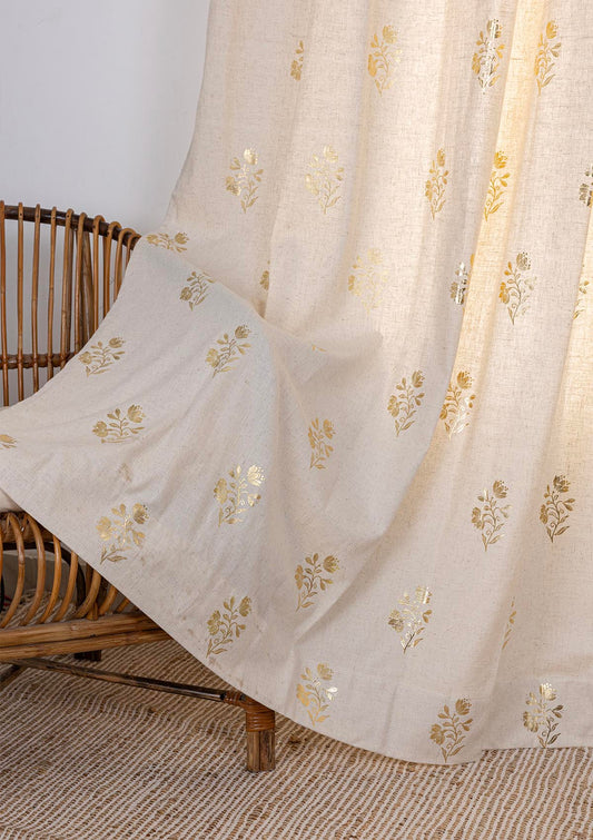 Roha Printed Linen  Fabric