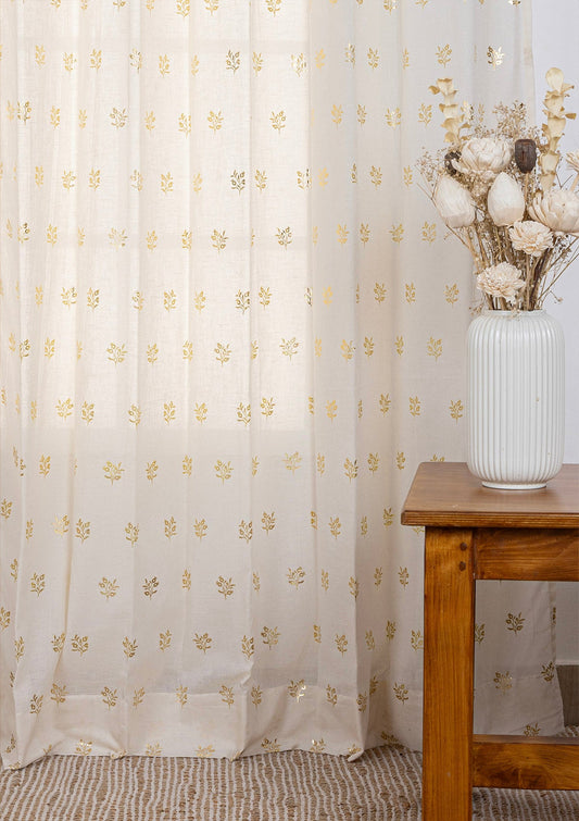 Induja Printed Sheer Fabric