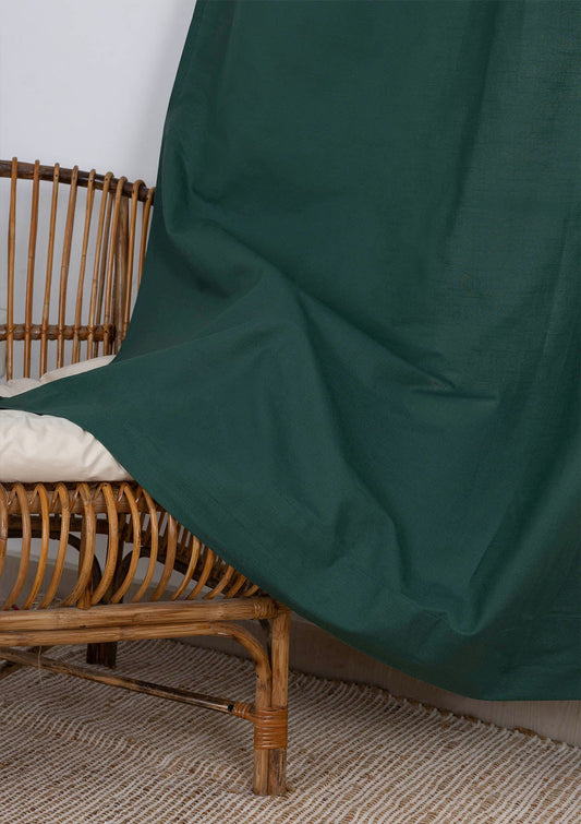 Jade Green Solid Cotton Fabric