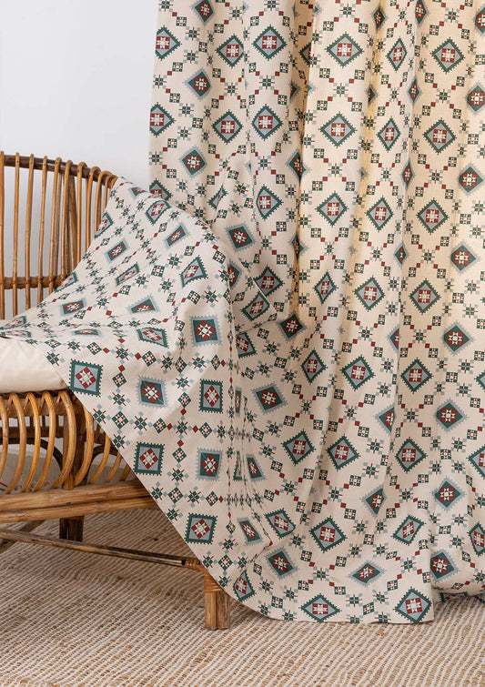 Thinnai Printed Cotton Fabric