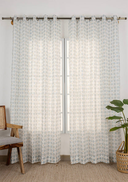 Arden Printed Sheer Fabric