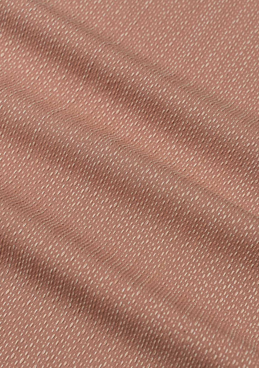 Ash Pink Textured Cotton Fabric