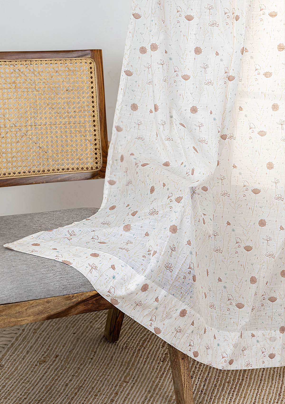 Ballet Printed Sheer Fabric