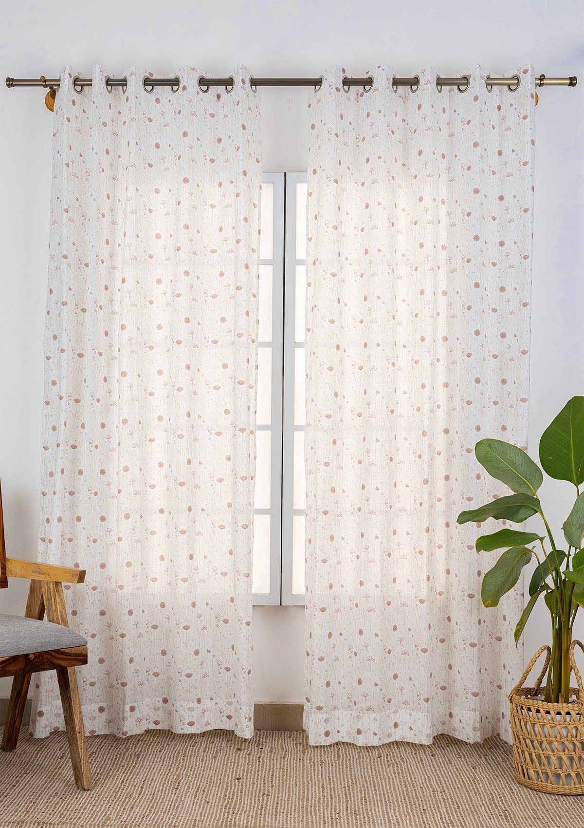 Ballet Printed Sheer Fabric