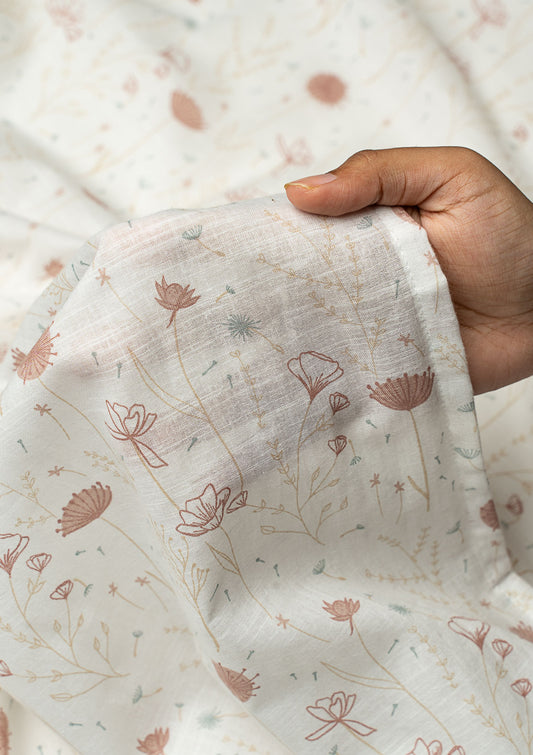 Ballet Printed Sheer Fabric