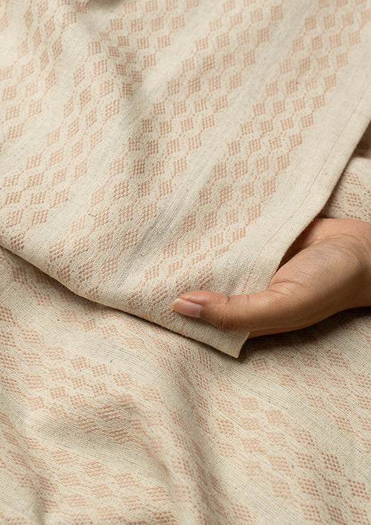 Biscotti Textured Linen Fabric