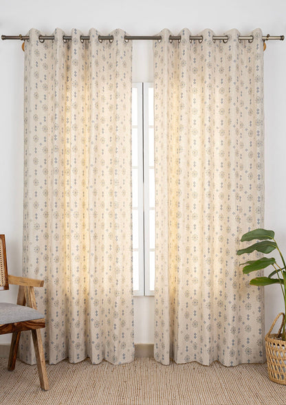 Casara Printed Linen Fabric
