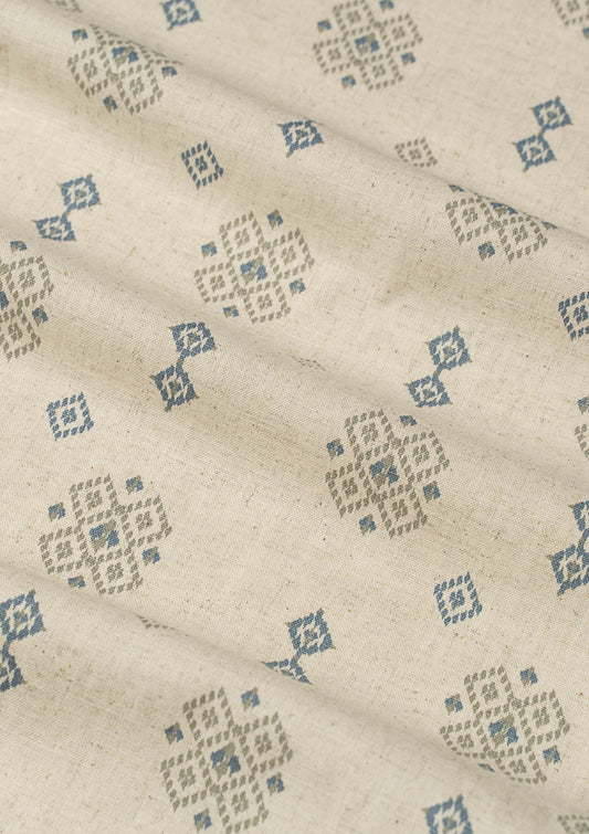 Casara Printed Linen Fabric