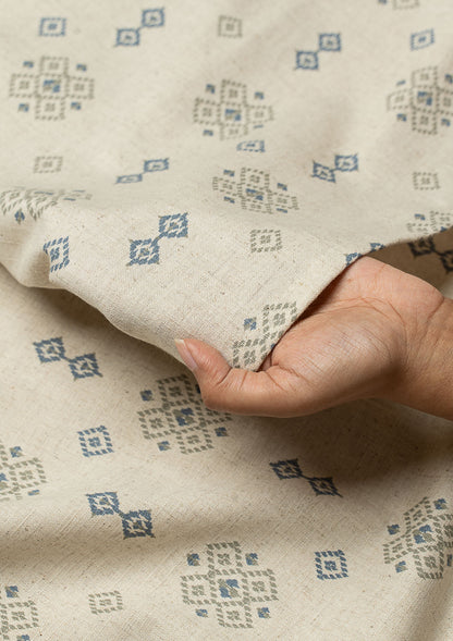 Casara Printed Linen Fabric
