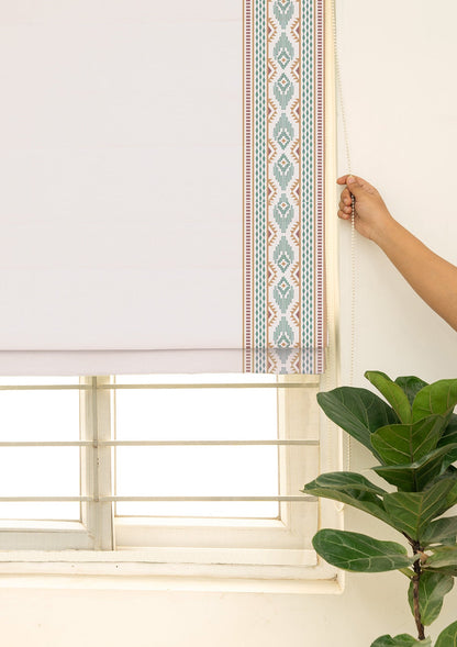 Elba White Embroidery Trim Fabric
