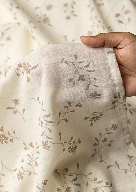 Field Sheer Printed Cotton Fabric