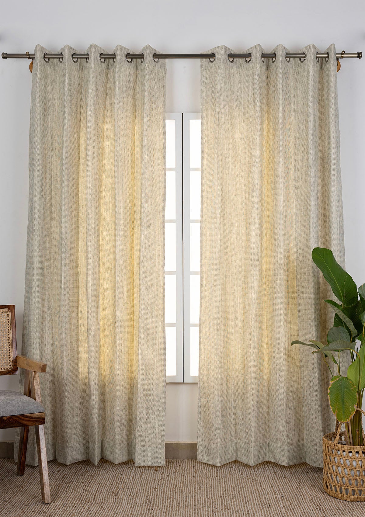 Matcha Textured Cotton Fabric