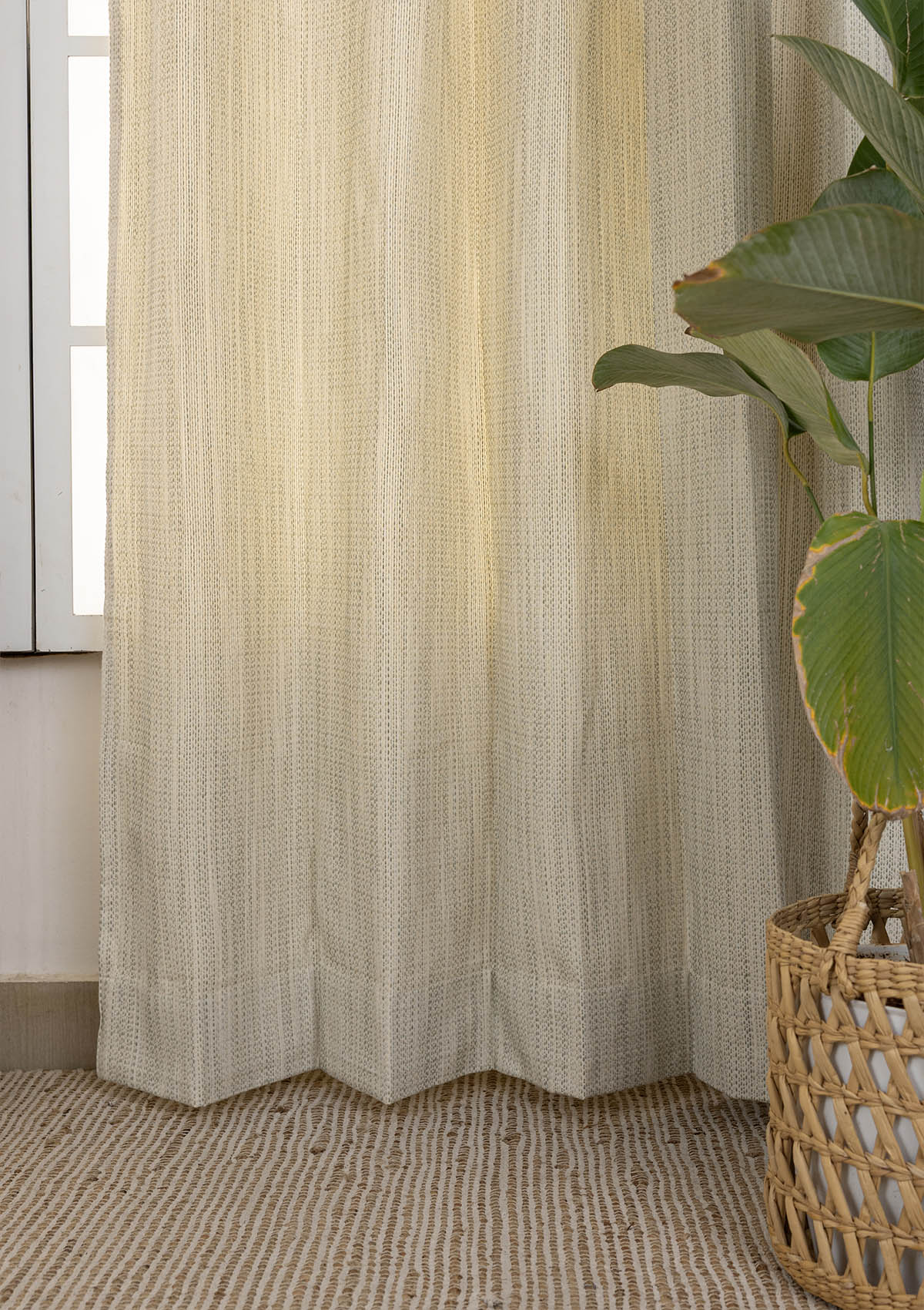 Matcha Textured Cotton Fabric