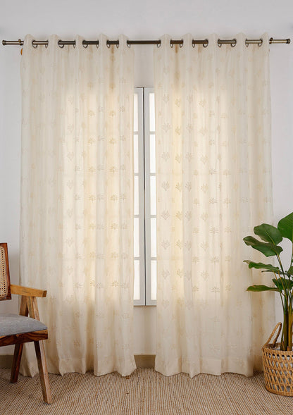 Silva Embroidery Sheer Fabric