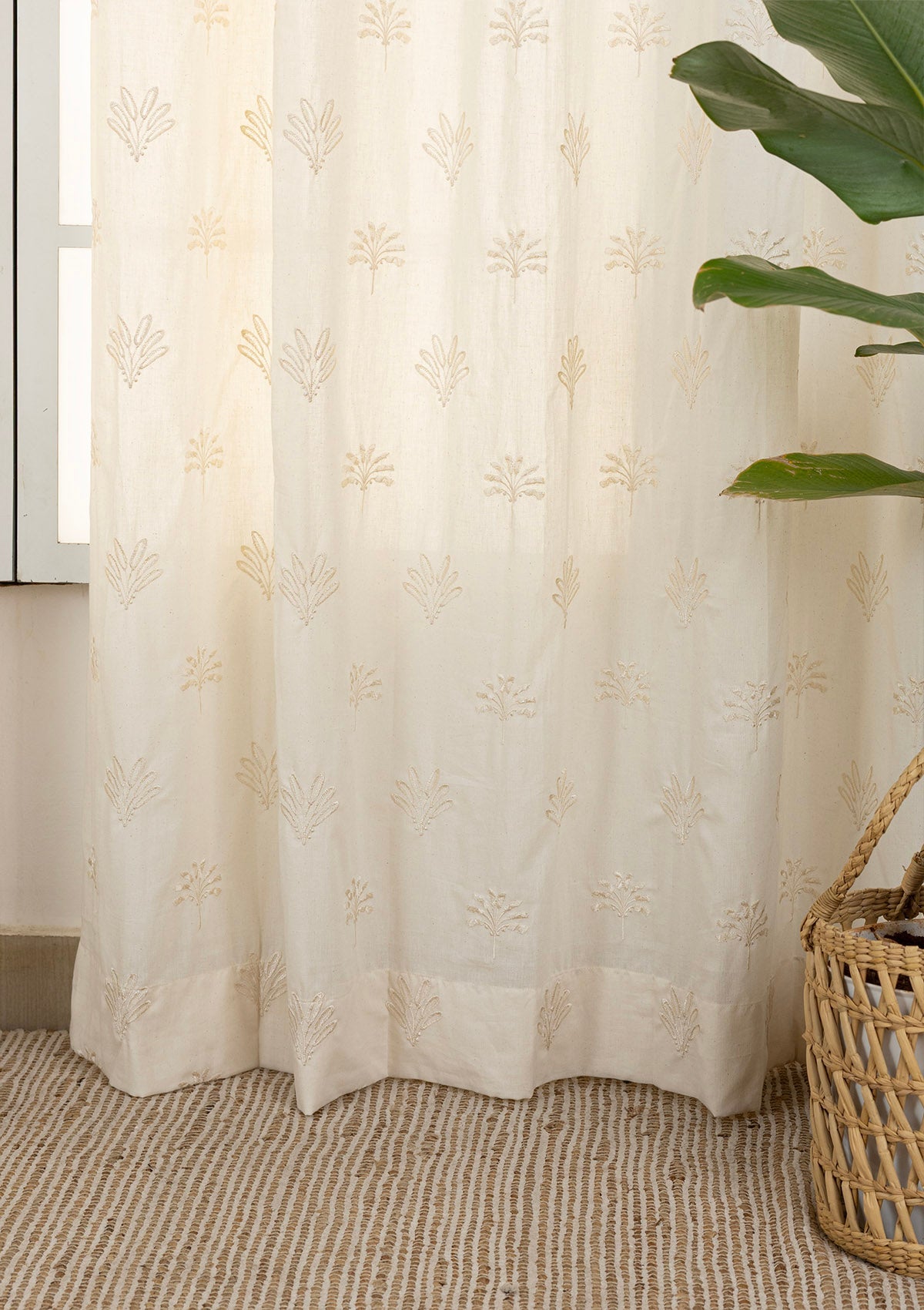 Silva Embroidery Sheer Fabric