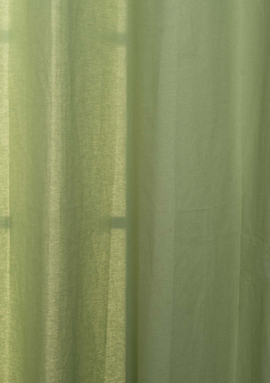 Solid Leaf Green 100% cotton Fabric for living room and bed room - Room darkening
