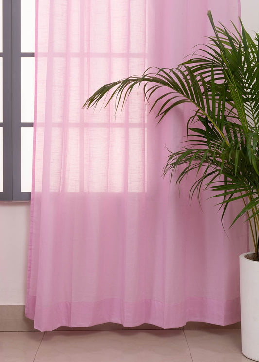 Solid sheer Fabric - Lavender